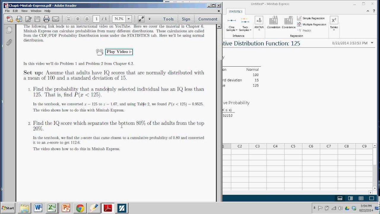 Find confidence interval minitab for mac